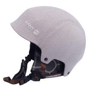 Vtg K2‎ Rant Canvas Audio Jack Helmet M Gray Y2K Snowboard Skater Ski Style Rare